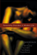 Personality Disorders in Modern Life Cover